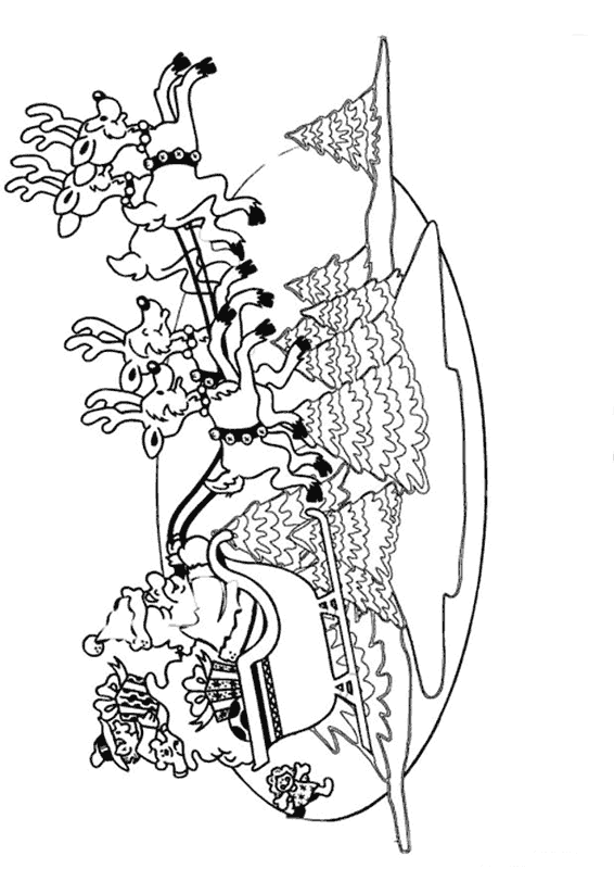 Święty Mikołaj kolorowanki